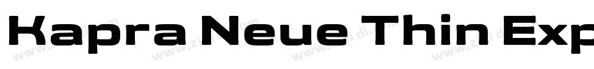 Kapra Neue Thin Expa字体转换